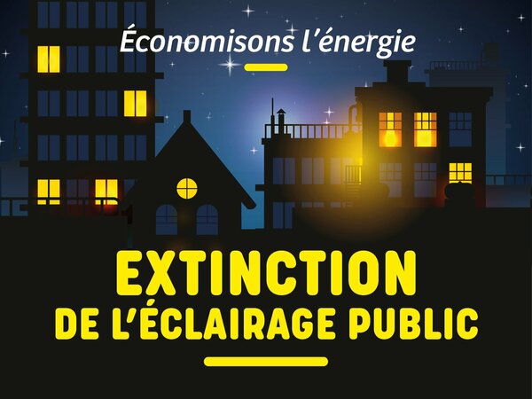 EXTINCTION DE L'ECLAIRAGE PUBLIC