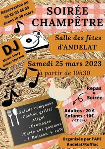 SOIRÉE CHAMPETRE 